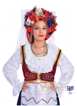 Greek Traditional Dress Corfu Kerkyra Woman