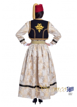 Traditional Kastoria Dress with Embroidered Vest