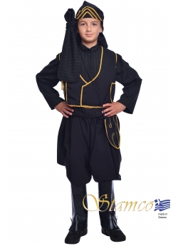 Traditional Dress Pontos Boy Black