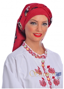 Traditional Cotton Scarf of Cyprus