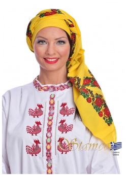 Traditional Cotton Scarf of Rhodos and Kos
