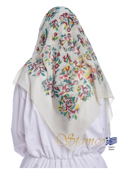 Traditional Cotton Scarf of Attica - Αthens