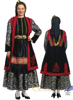 Traditional Dress Epirus Zitsa Woman