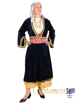 Traditional Dress Aegean Islands Woman
