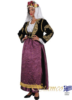 Traditional Dress Corfu Kerkyra  Woman
