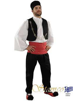 Traditional Dress Vlach Red Sash