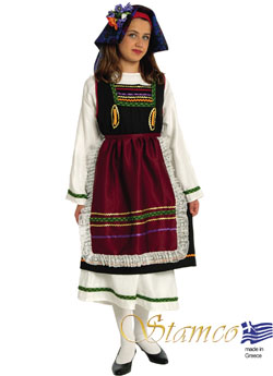 Traditional Dress Thrace Girl
