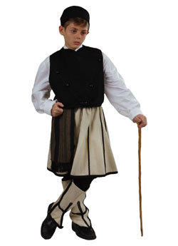 Traditional Dress Sarakatsanos Boy