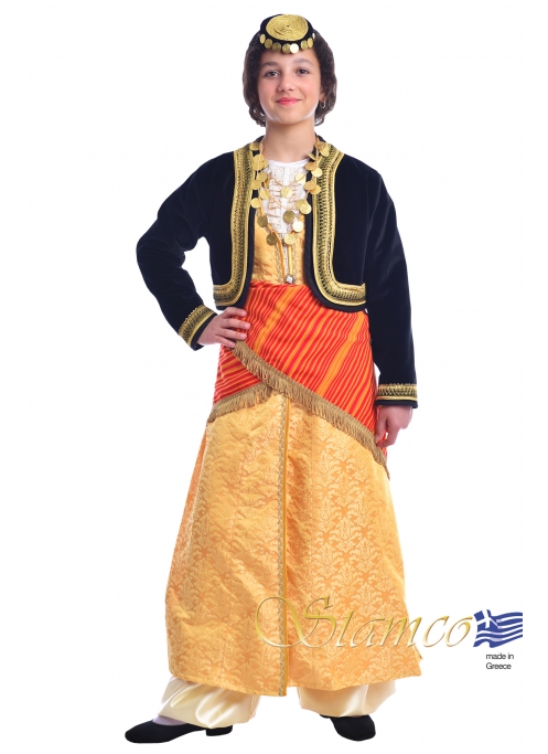 Traditional Dress Pontian Girl with Vest
