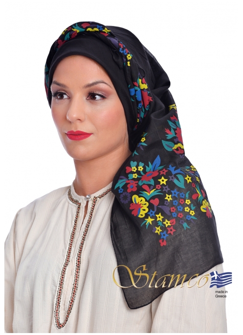 Traditional Cotton Scarf of Dodecanese Island