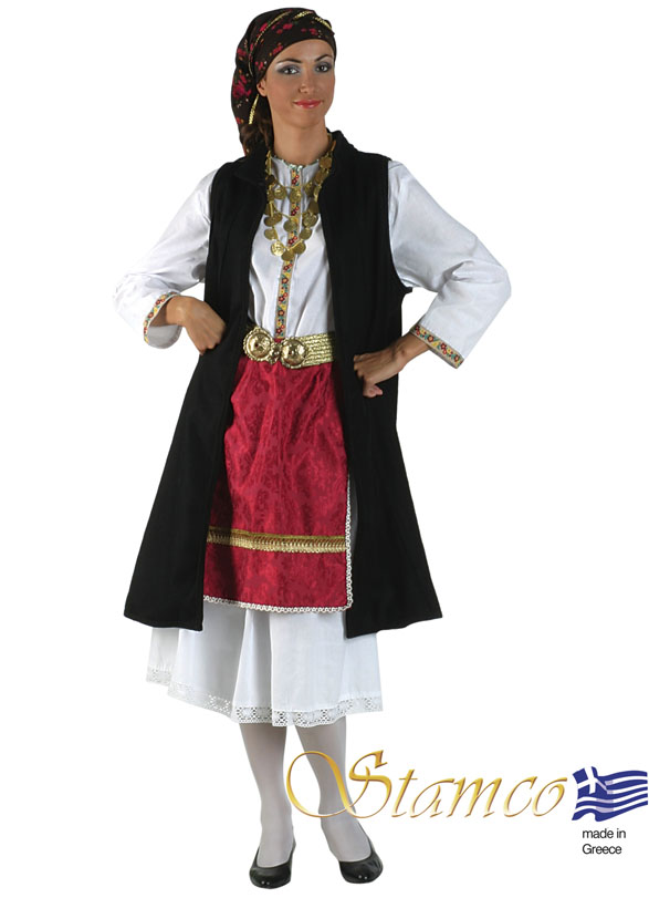 Traditional Dress Epirus Black Vest