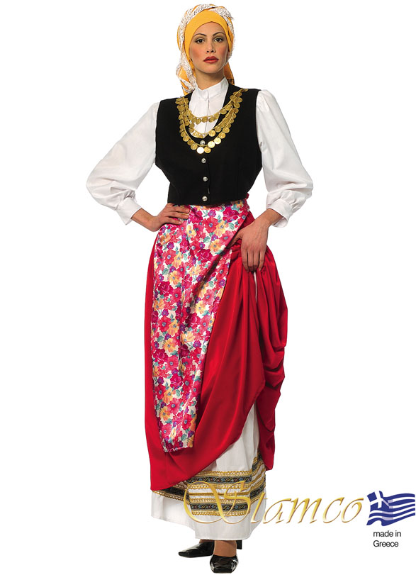 Traditional Dress Cephalonian Woman