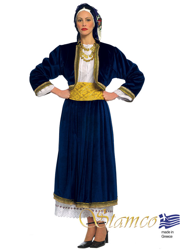 Traditional Dress Cyclades Woman