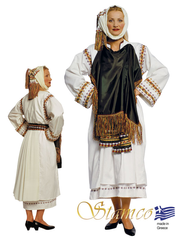 Traditional Dress Xios Pyrgi Woman