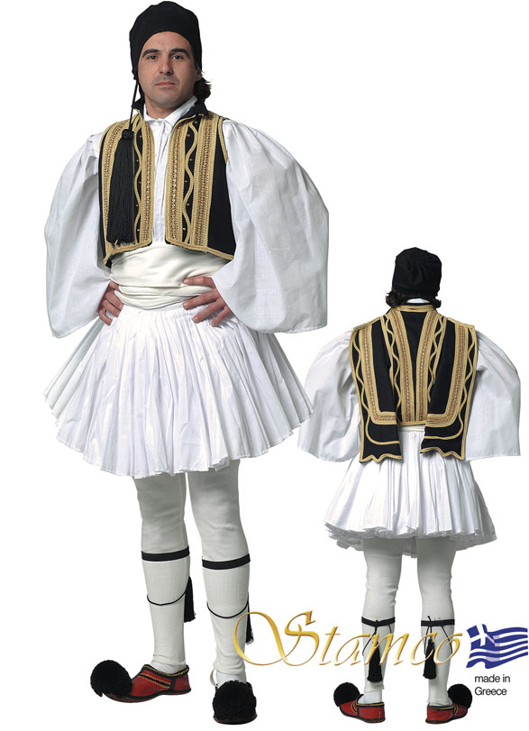 Traditional Dress Evzonas Man Black